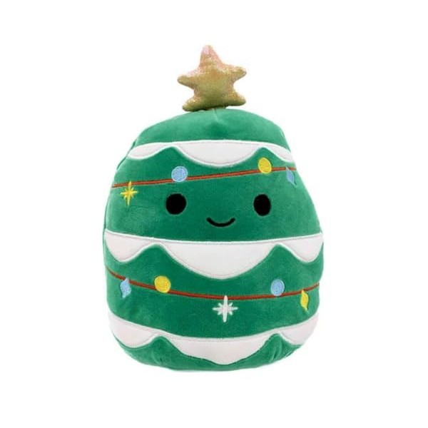 Squishmallows Sapin de Noël Johann de 12,7 cm