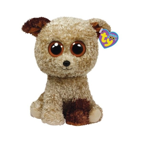 Ty - Ty36087 - Peluche - Beanie Boos - Moyen - Rootbeer Le Chien - 15 Cm