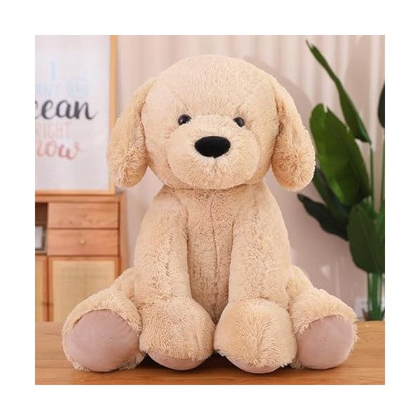 EacTEL Mignon Golden Retriever Peluche Toy Labrador Dog Stuffed Soft Animal Décoration Enfants Cadeau 60cm 1