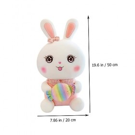 ibasenice Poupée Lapin Jouets Jouet Enfant Poupée De Lapin De Dessin Animé Joli Jouet en Peluche Lapin Peluche Décorative Jol