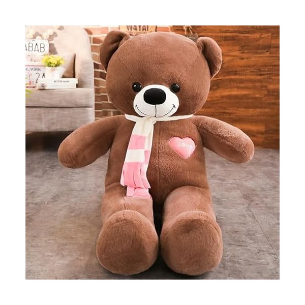Poupée Ours En Peluche Docteur - Ours En Chiffon Déco, Marron Clair, 30x22x12 Cm - Jouet Doux Et Réconfortant