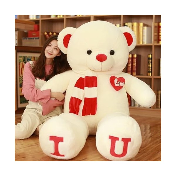 Grande Taille Ours en Peluche Jouet Mignon Géant Ours Énorme Poupée en Peluche Enfants Jouets Cadeau D’Anniversaire pour Peti