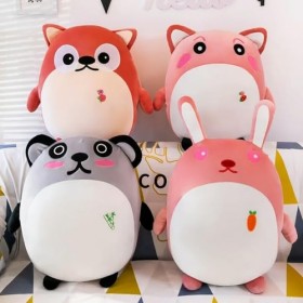 Nouvelle Grande Taille Panda Lapin Chat Peluche Jouet Enfants Coussin Oreiller Voiture Canapé Animal en Peluche Poupée Enfant