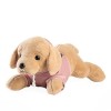 Chien Golden Retriever Chien avec Chemise Home Decor Mignon Enfants Jouets Cadeau pour Enfants Anniversaire Cadeau De Noël 60