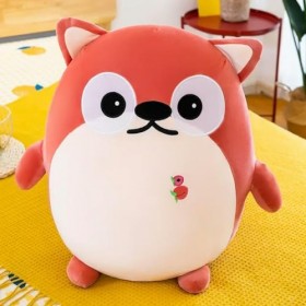 Nouveau Gros Lapin en Peluche Panda Chat Renard Oreiller Kawaii Peluche Animal Chat Tapis Jouet Enfants Cadeau D’Anniversaire