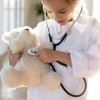 Gadpiparty Enfants Stéthoscope Jouet Simulation Soins Infirmiers Stéthoscope Double Tête Stéthoscope Travail Réel Soins Infir