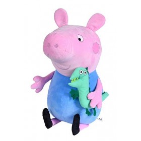 Simba Peppa Pig 109261008 Peluche en Forme de cortine, 46 cm
