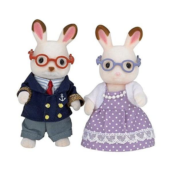 Sylvanian Families - 5190 - Les grands-parents lapin chocolat