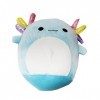 Squishmallow Peluche officielle Kellytoy Sea Life Squad - Animaux en peluche douce Irina Axolotl, 20,3 cm 