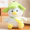 XDDBBB Poupée en Peluche Canard Banane, Animal en Peluche avec Sac à Chapeau, Oreiller, Jouets Amusants et Doux pour Enfants,