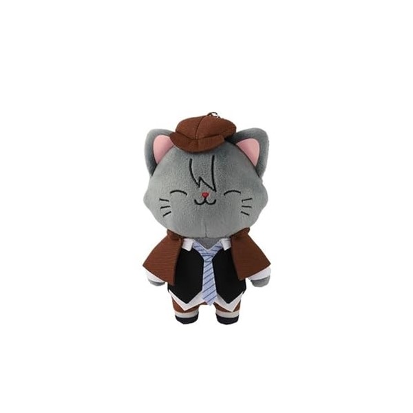 Peluche Jouet Enfant Bungo Stray Dogs, poupée chat aux yeux bandés, Osamu Dazai, AtsushiNakashima, Chuya Nakahara, poupée eye