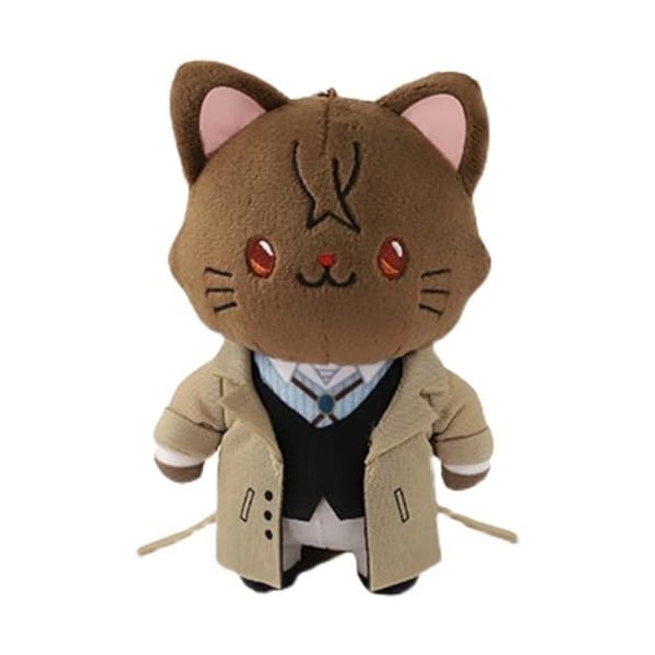 Peluche Jouet Enfant Bungo Stray Dogs, poupée chat aux yeux bandés, Osamu Dazai, AtsushiNakashima, Chuya Nakahara, poupée eye