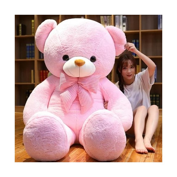 PaMut Mignon Ours en Peluche en Peluche Grande Taille Jouet en Peluche Gros Ours poupée Cadeau d’Anniversaire de Noël 80cm 2