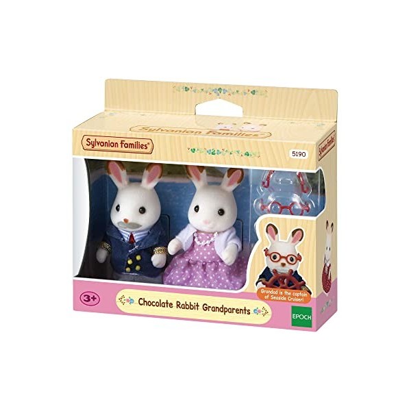 Sylvanian Families - 5190 - Les grands-parents lapin chocolat