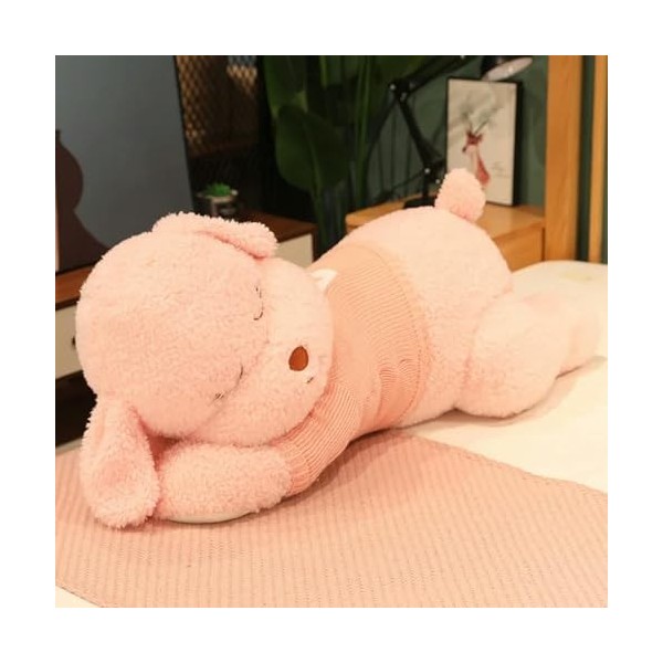 Chien Géant Peluche Jouet en Peluche Animal Tapis De Couchage Oreiller Poupée Enfants Anniversaire Cadeau De Noël 80cm 3