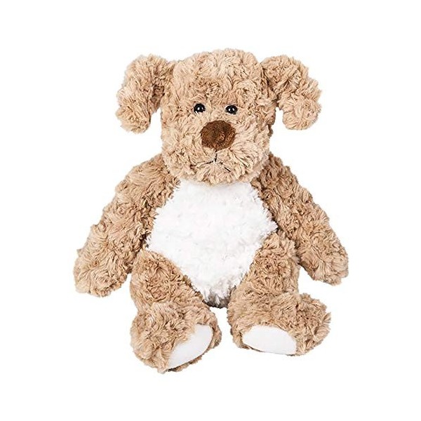 The Dreidel Company Fluffy Scruffy Buddies, animal de zoo en peluche doux et confortable avec yeux en plastique rigide pour e