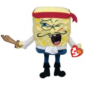 TY Beanie Baby - Peluche - Bob lEponge Capitaine 17CM