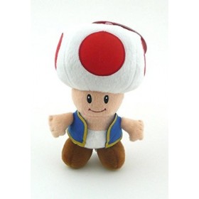Nintendo Officielle Super Mario Peluche Toad, 15,2&nbsp;cm
