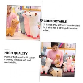 ibasenice 3 Pièces Peluche Cadeaux De Noël Poupées pour Filles Pompons De Porcistas Décoration De Noël Décorer Alpaga Coton