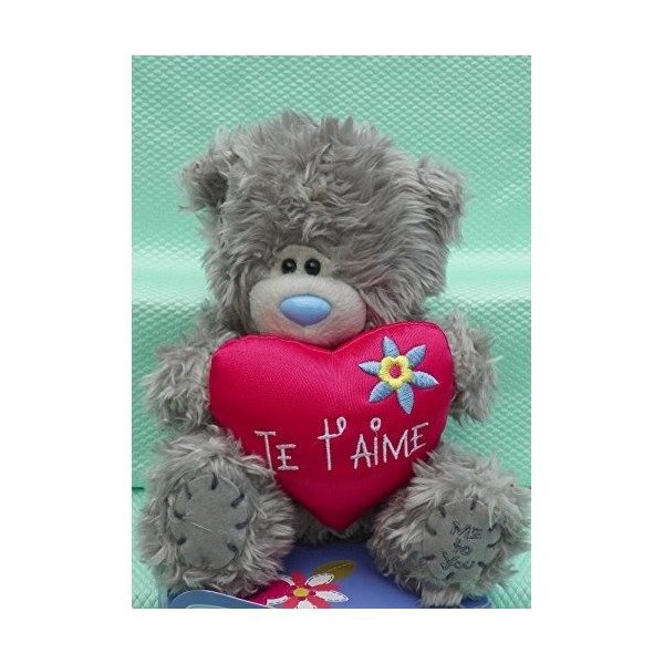 Peluche Me To You "JE T AIME" 15 cm coeur fuchsia