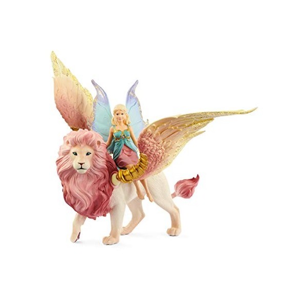 SCHLEICH 70714 bayala Fairy in Flight on Winged Lion