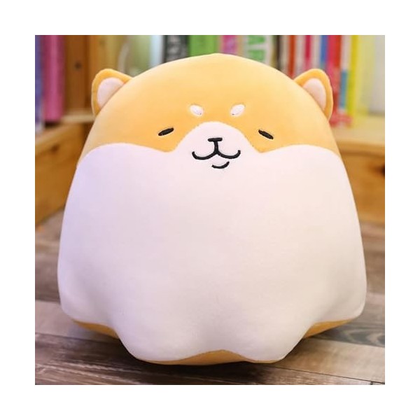 LfrAnk Mignon Shiba Inu Chien en Peluche Poupée en Peluche Animal Chiot Peluche Jouet Oreiller Doux Canapé Coussin Enfants An