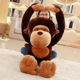 SaruEL Coussins en Peluche, Animaux géants, poupées de Singe, Cadeaux pour Enfants, Jouets pour Enfants, Nouveaux Jouets en P