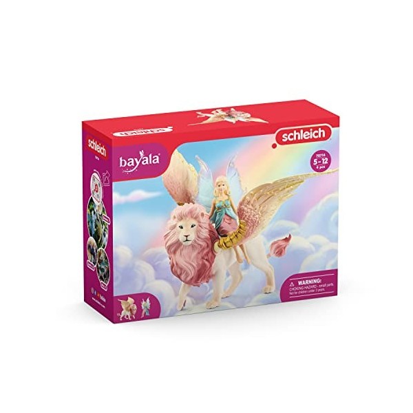 SCHLEICH 70714 bayala Fairy in Flight on Winged Lion