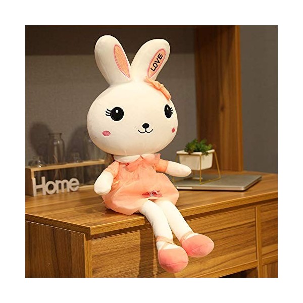 Mignon Fleur Fée Lapin Poupée Peluche Fille Lapin-B,110cm