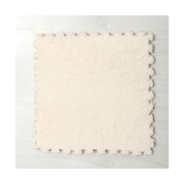 15pcs 12"x12"Tapis De Tuiles De Jeu en Mousse,Tapis De Sol Puzzle en Peluche,Dalles De Tapis Sensorielles Antidérapantes à Em