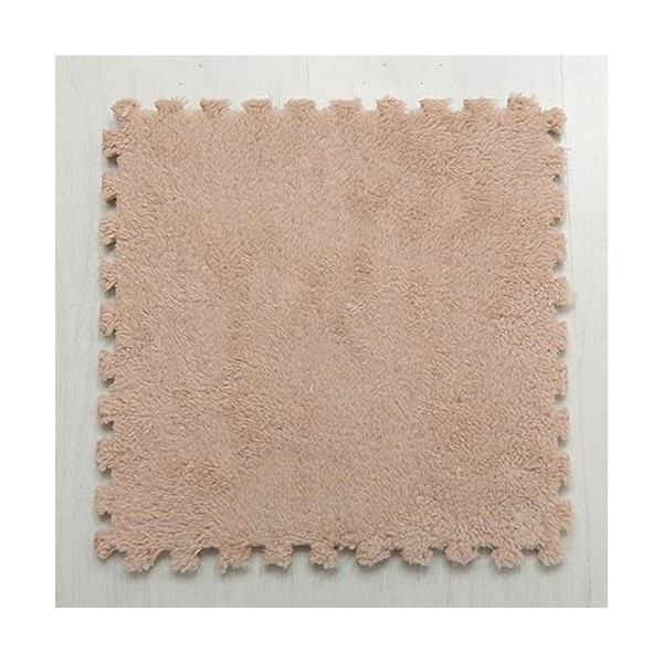 15pcs 12"x12"Tapis De Tuiles De Jeu en Mousse,Tapis De Sol Puzzle en Peluche,Dalles De Tapis Sensorielles Antidérapantes à Em