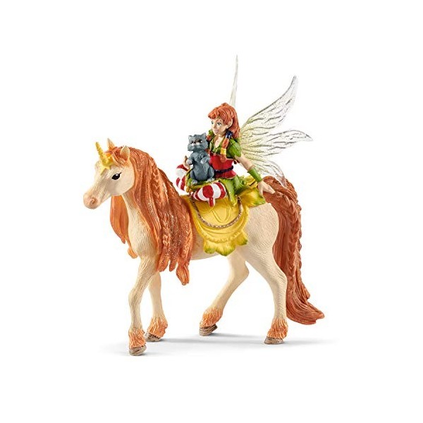 Schleich Fée Marween avec Une Licorne Scintillante