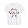 Médecin bonhomme de neige Infirmière de Noël Enfants Médecin T-Shirt