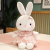 DHESSO 40 cm-125 cm Mignon Lapin poupée en Peluche Fille bébé Doux poupée Grand Oreiller en Peluche Petit Lapin Blanc Mignon 