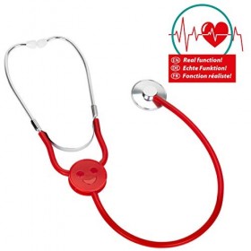 Theo Klein 4608 Metal Stethoscope I Ideal listening device for Children I Amplifies Heart and Breath sounds I Toys for Childr