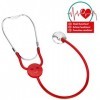 Theo Klein 4608 Metal Stethoscope I Ideal listening device for Children I Amplifies Heart and Breath sounds I Toys for Childr
