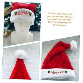 Abaodam 15 Pièces Chapeau De Noel en Peluche Bonnet De Noel Sac De Vaisselle Chapeau De Lutin Quels Chapeaux Sombrero Vaquero