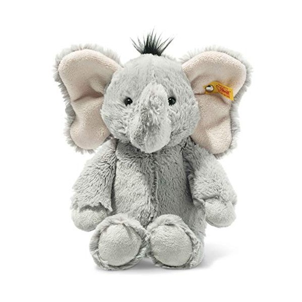 Steiff Soft Cuddly Friends éléphant Ella, 064982, Gris, 30 cm