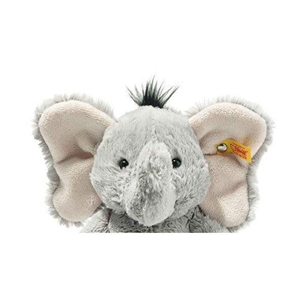 Steiff Soft Cuddly Friends éléphant Ella, 064982, Gris, 30 cm