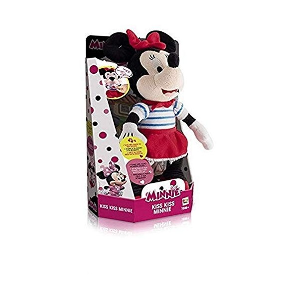 IMC Toys - 181557 - Peluche Interactive Sonore - Minnie Kiss Kiss