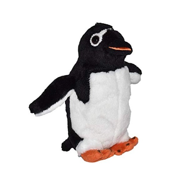 Wild Republic Peluche Pingouin Gentoo, Cuddlekins lils´doudouier, Cadeaux pour Enfants, 13 cm, 23508, Multicolore