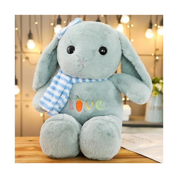 Belle Longues Oreilles Lapin en Peluche Jouet Doux Dessin Animé Animal en Peluche Poupée Canapé Oreiller Enfants Cadeaux D’An