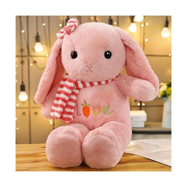 Belle Longues Oreilles Lapin en Peluche Jouet Doux Dessin Animé Animal en Peluche Poupée Canapé Oreiller Enfants Cadeaux D’An