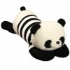 KiLoom Nouveaux Styles Streak Panda Peluche Jouet en Peluche Forêt Animal Ours Doux Poupées Animal Jouets Oreiller Anniversai