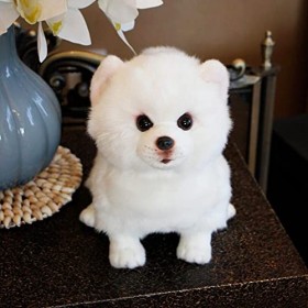 Ermano Peluche 28CM Tissu dartisanat Imitation beaumei Chien Enfants Peluche rempli Jouet Cadeau danniversaire de Noël