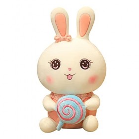 TONATO 30/50 / 65 cm Lapin en Peluche Jouet Girl rag Doll Enfant Fille somnifère,50cm