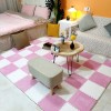 12 Pièces Tapis De Tapis De Sol en Mousse Puzzle en Peluche, Dalles De Tapis De Sol Puzzle, Tapis en Peluche pour Salon, Tapi