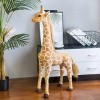 35-120 cm Géant Girafe en Peluche Jouets De Haute Qualité Animaux en Peluche Poupées Doux Enfants Enfants Bébé Cadeau danniv