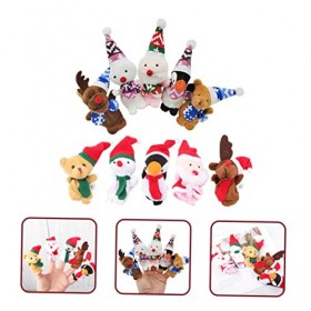 Totority 40 Pièces Marionnettes À Doigt De Noël Marionnettes À Doigt sur Le Thème des Vacances Jouets De Doigt De Noël Jouets