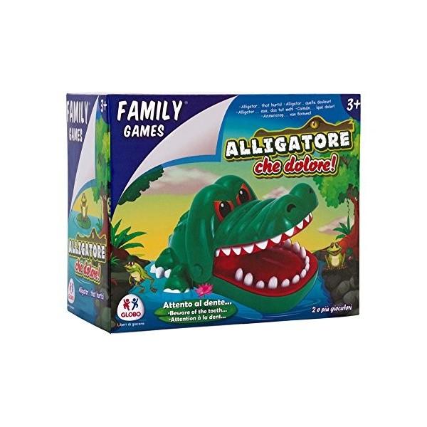 Globo Toys Globo – 37551 Le Dentiste avec Crocodile Jeu de Famille